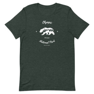 Olympic National Park  Bear Forest T Shirt