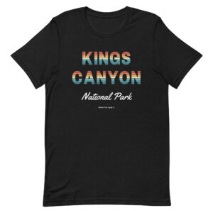 Kings Canyon Sunset Letters T Shirt