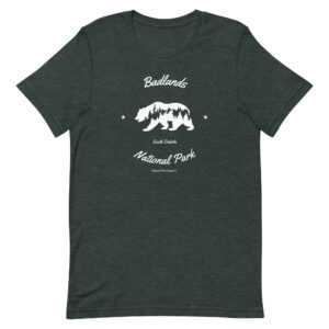 Badlands National Park Roaming Bear T Shirt