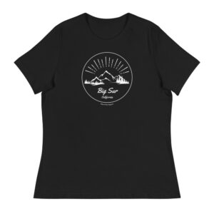 Women's Big Sur Mountain Sunrise Relaxed T-Shirt