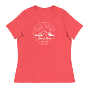 Women's Grand Teton Mountain Sunrise Relaxed T-Shirt