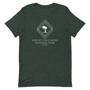 Hawaii Volcanoes Palm Trees T Shirt