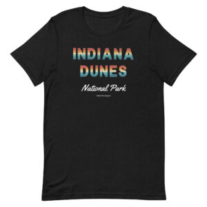 Indiana Dunes Sunset Letters