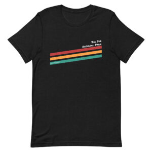Big Sur National Park Stripes T Shirt