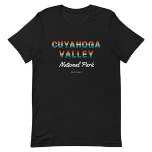 Cuyahoga Valley Sunset Letters T Shirt