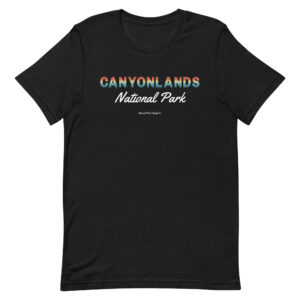 Canyonlands Sunset Letters T Shirt